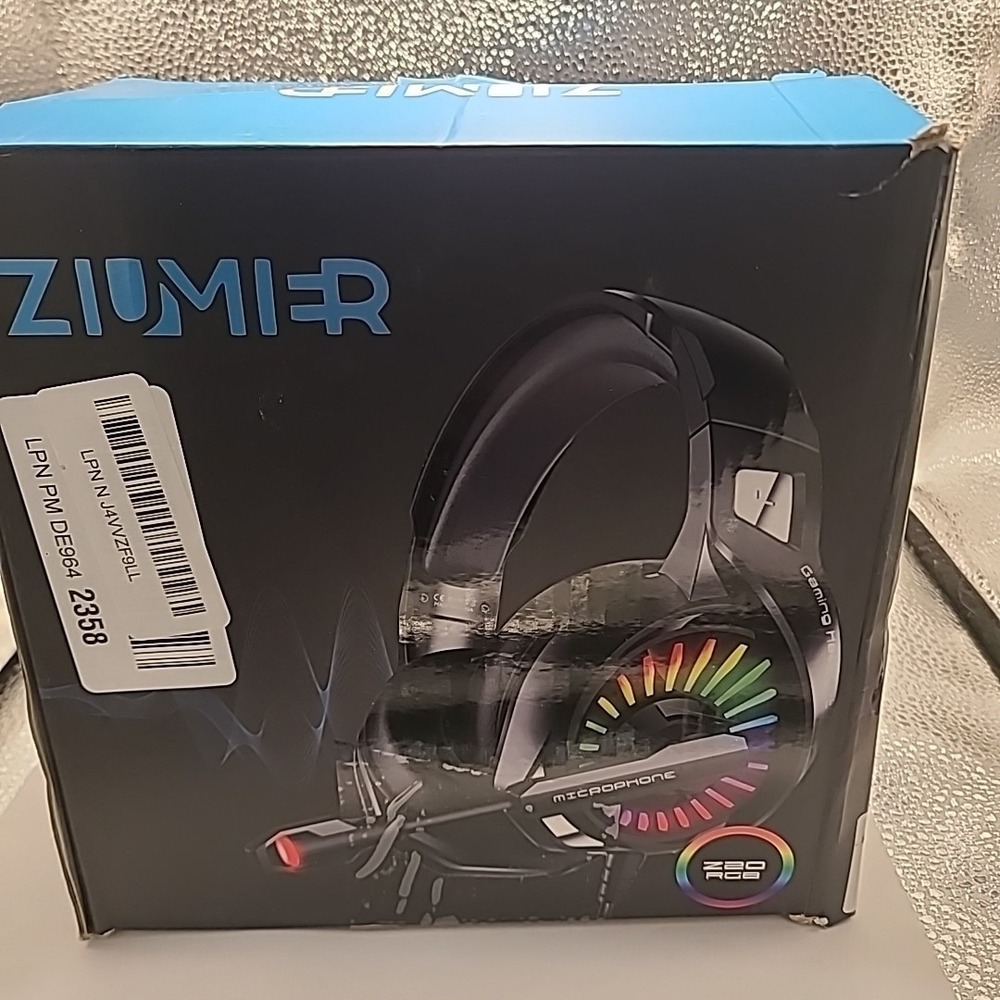 Ziumier E-Sports + Games, Z20 RGB Gaming Headset, NEW OPEN BOX